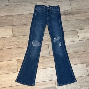 Free People Dark Blue Boot Cut Jeans- Size 25